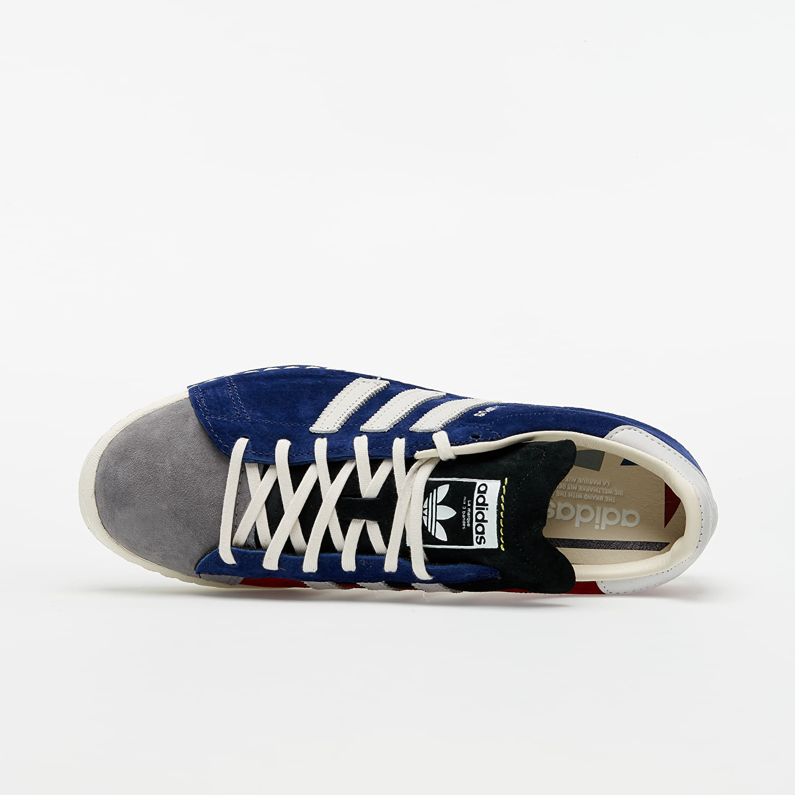 Herresko adidas Consortium x Recouture Campus 80s SH Dark Blue/ Chalk White/ Core black
