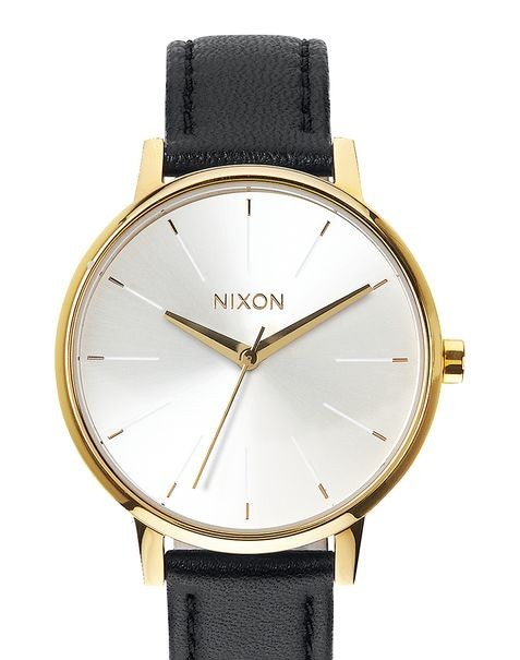 Watches Nixon Kensington Leather Watch Gold/ White/ Black