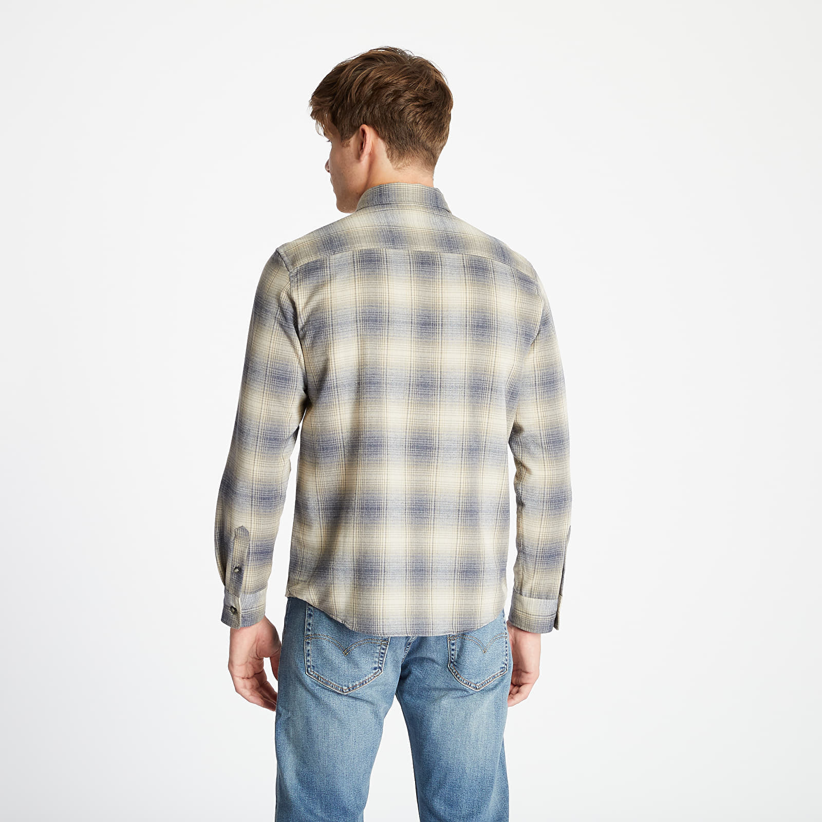 Košele A. P. C. Surchemise John Checked Shirt Beige