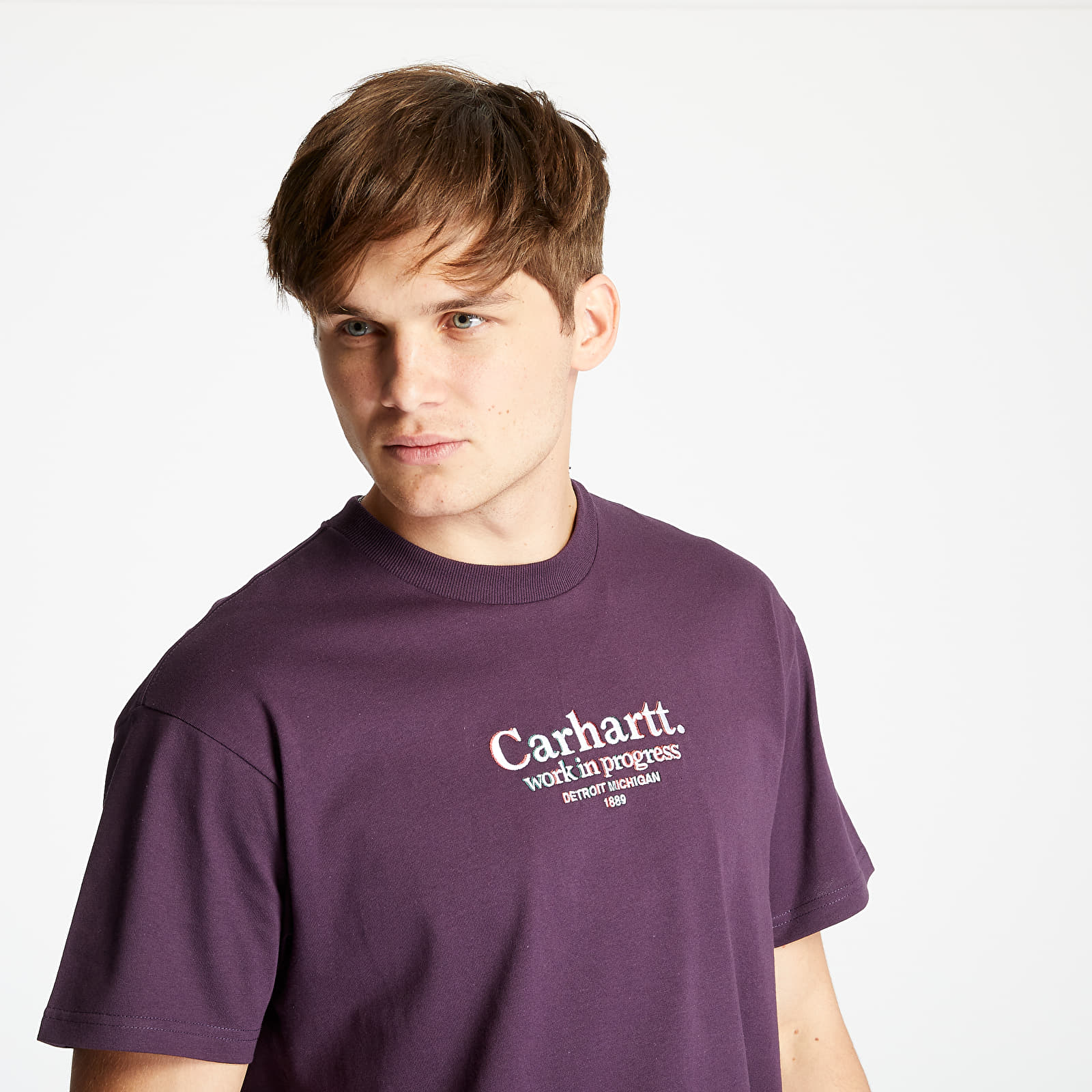 T-shirts Carhartt WIP Commission Tee Boysenberry