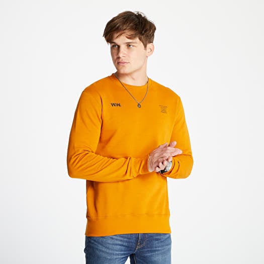 Bluzy WOOD WOOD Hugh Sweatshirt Orange Footshop