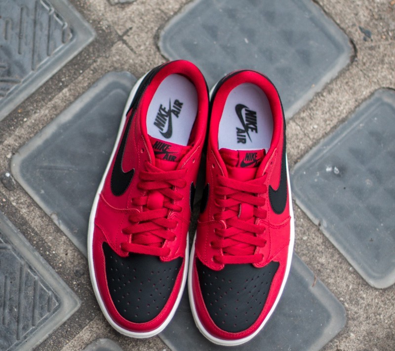 Men's shoes Air Jordan 1 Retro Low OG Gym Red/ Black-Sail