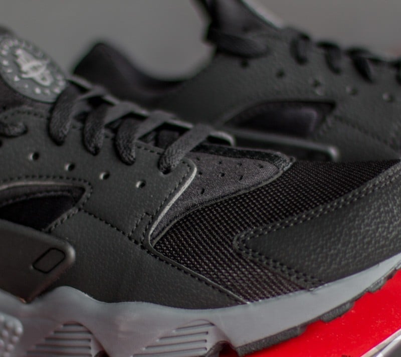 Férfi cipők Nike Air Huarache Black/ Black - Black - Dark Grey