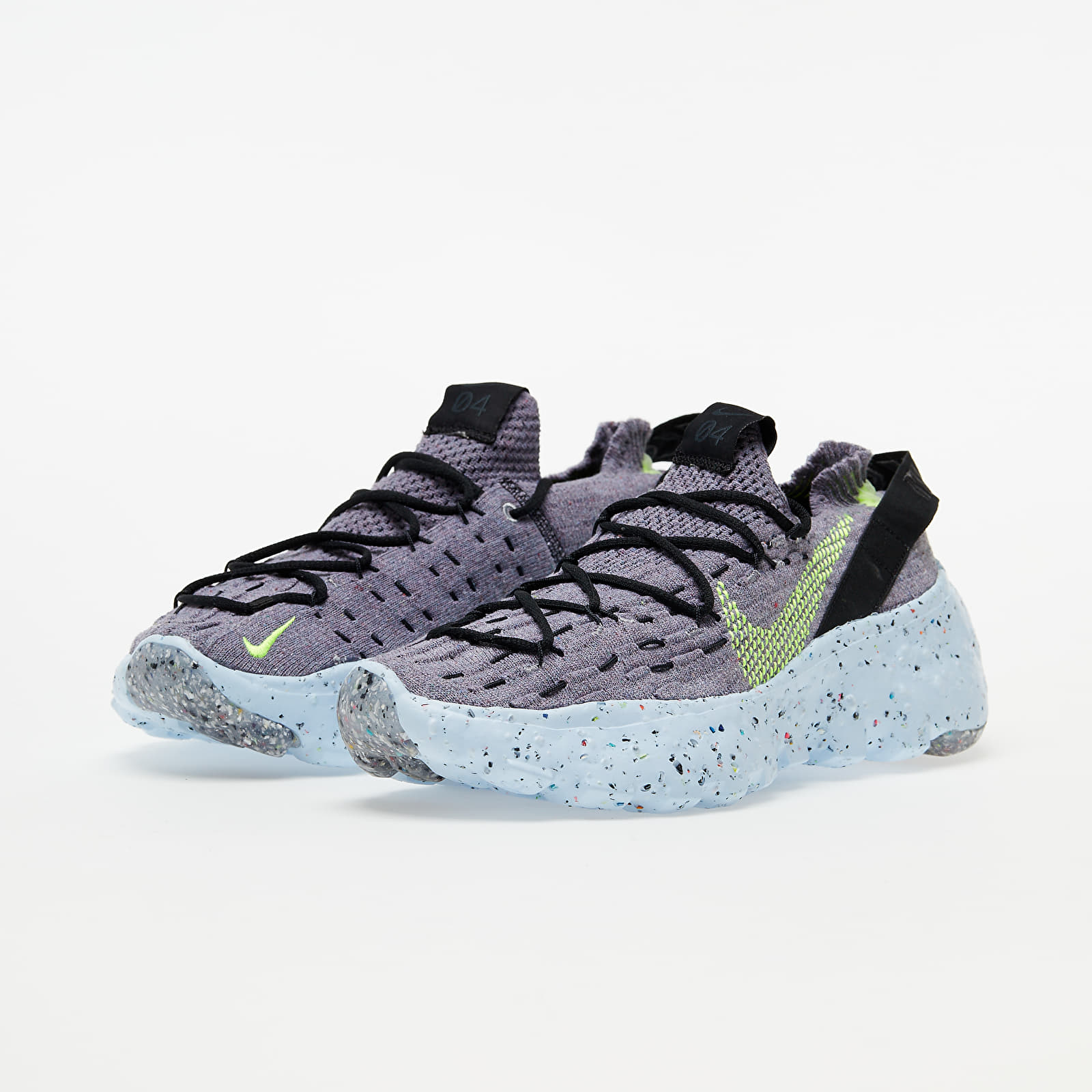 Men's shoes Nike Space Hippie 04 Grey/ Volt-Black-Dk Smoke Grey