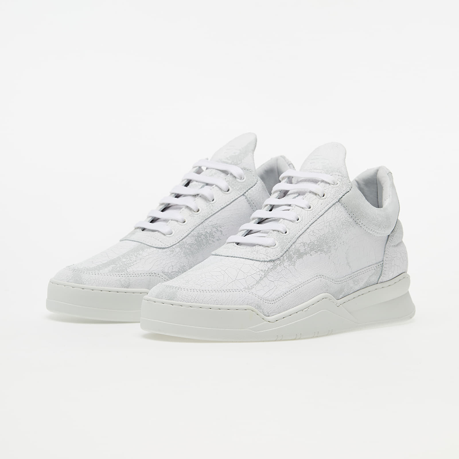 Filling pieces low top ghost matt nubuck on sale white