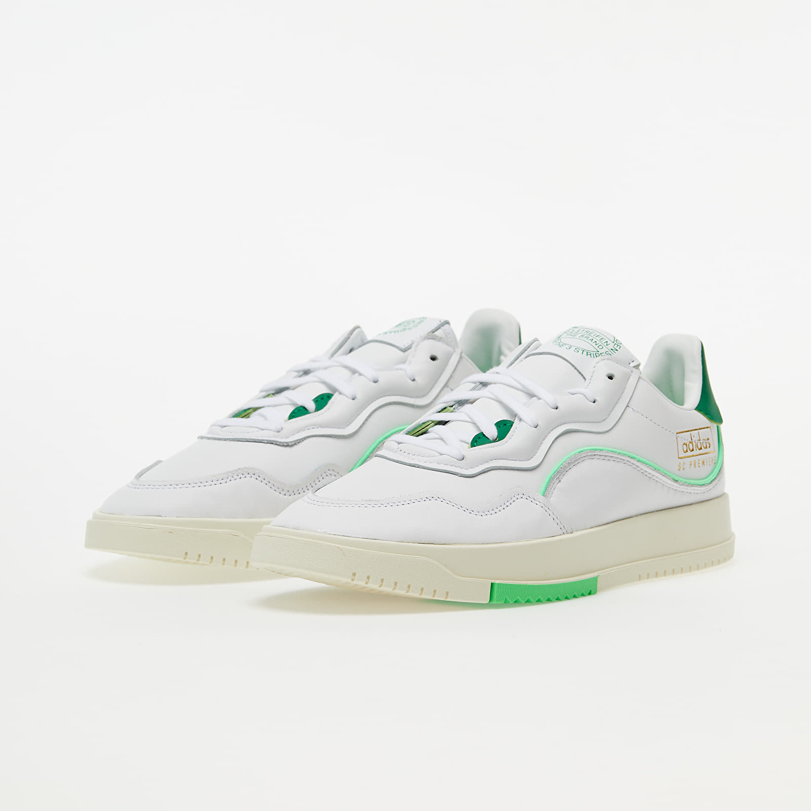 Herren Sneaker und Schuhe adidas SC Premiere Ftw White/ Green/ Shock Lime