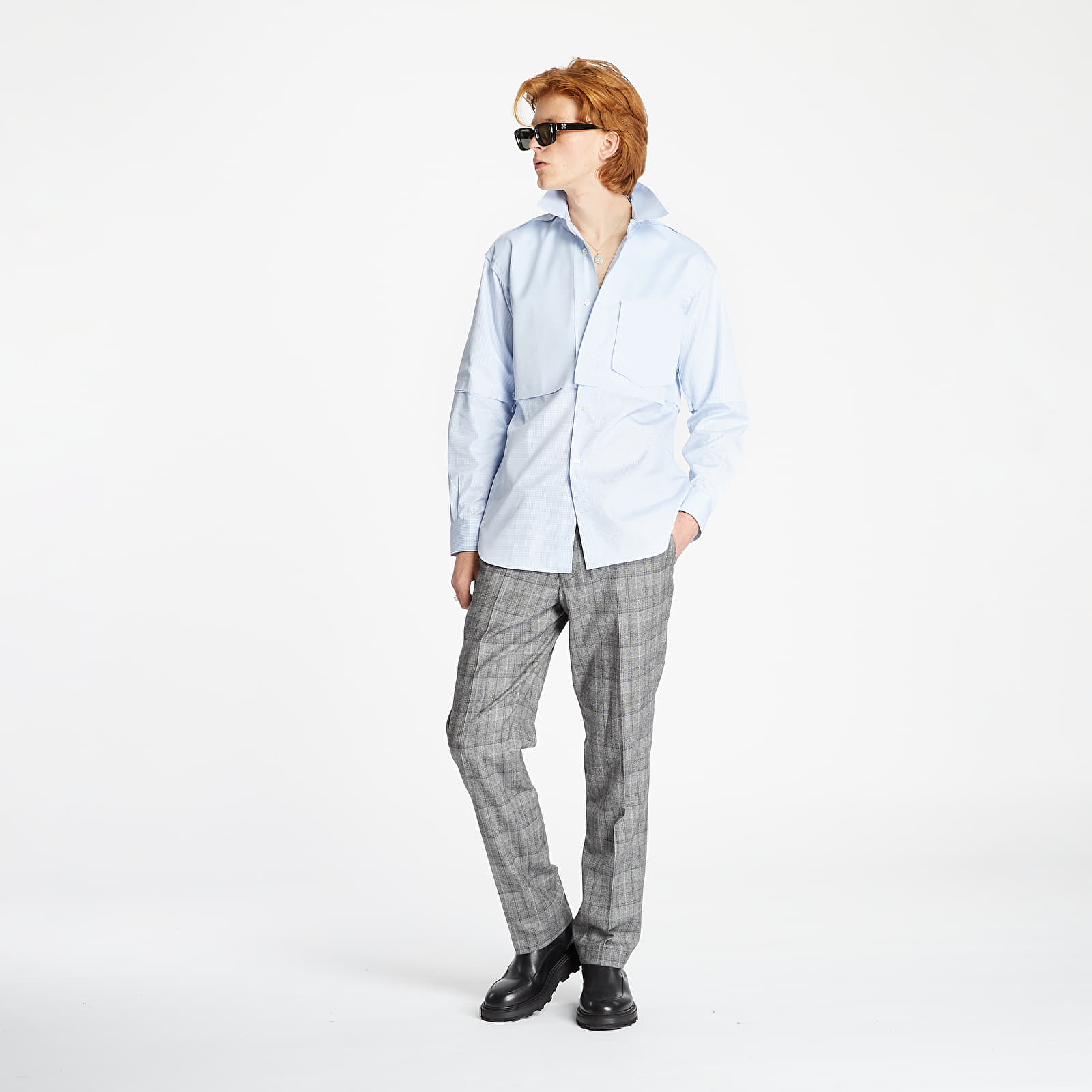Ризи COMME des Garçons SHIRT Chest Pocket Shirt Light Blue