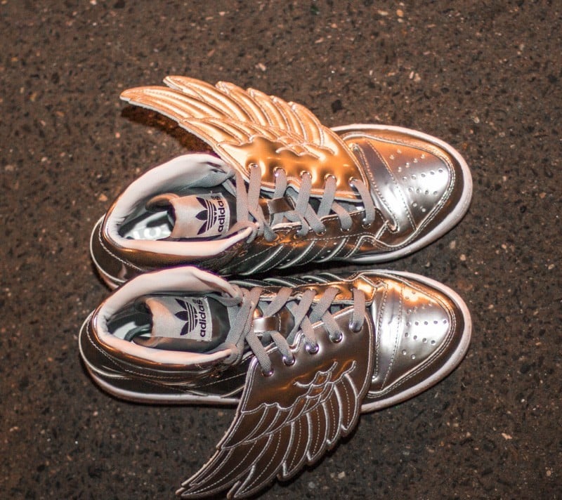 Adidas jeremy scott uomo argento cheap