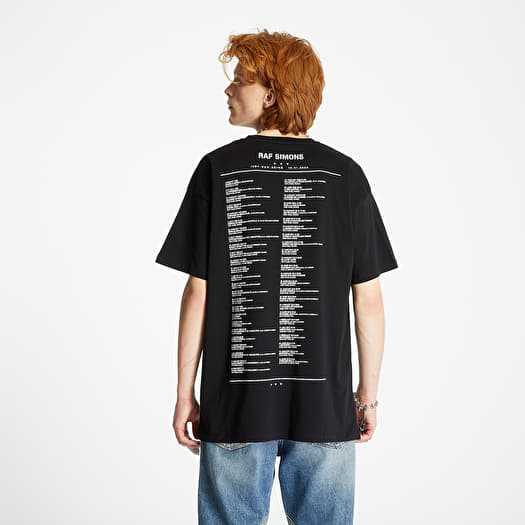 T shirts RAF SIMONS The Others Tour Tee Black Footshop
