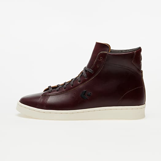 Converse en online cuir marron