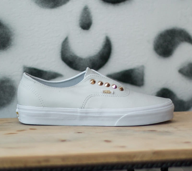 Ženski čevlji Vans Authentic Gore Studs Leather/ True White