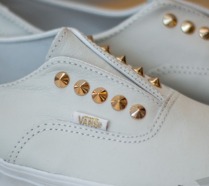 Vans with gold best sale studs