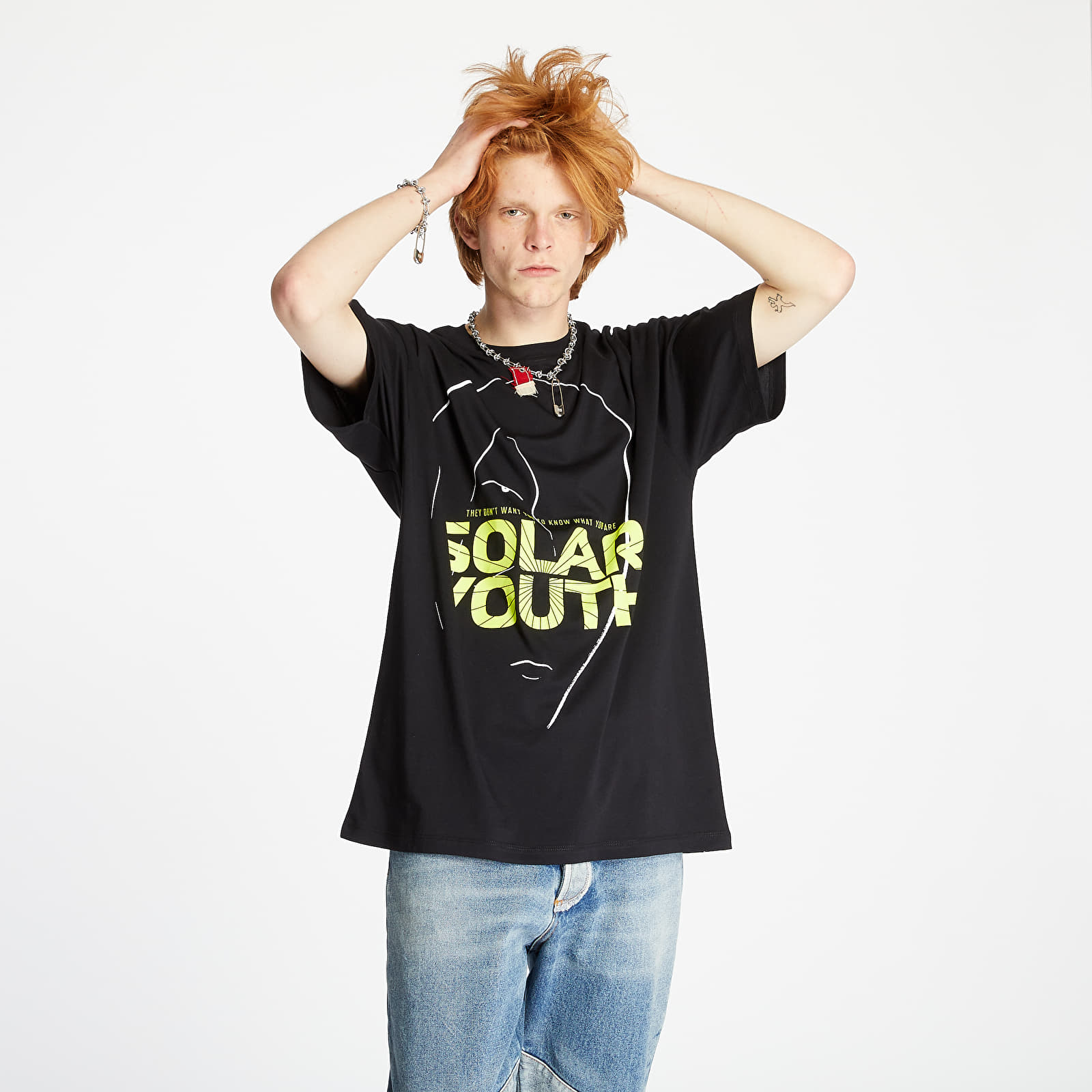 Majice T-shirt RAF SIMONS Big Fit Tee Solar Youth