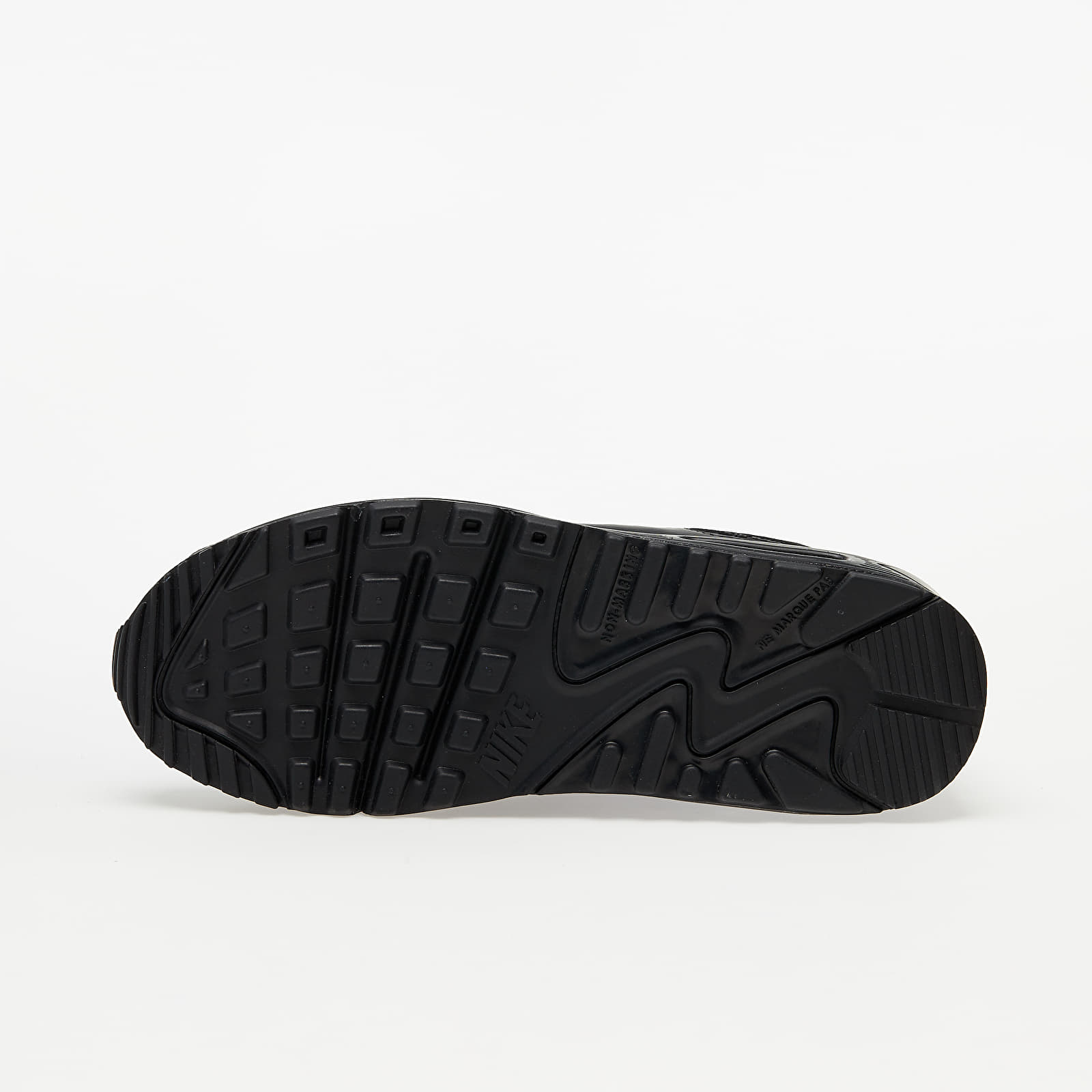 Sneaker und Schuhe fur Kinder Nike Air Max 90 Leather GS Black Black Black White Footshop