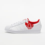 Adidas superstar 1 white scarlet hot sale