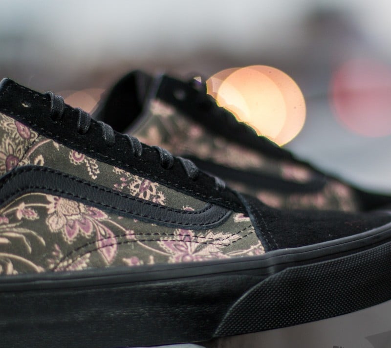 Vans old skool digi floral skate shoes on sale