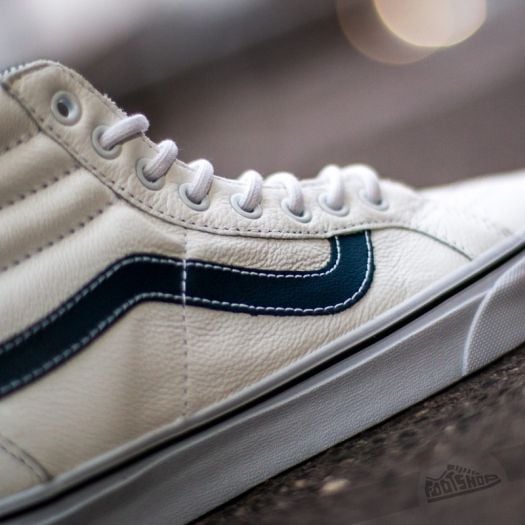 Vans Sk8 Hi Reissue Leather White Stripes