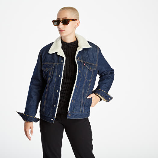 LEVIS Sherpa Denim Jacket Justin Timberlake Fresh Leaves Men's Medium | eBay