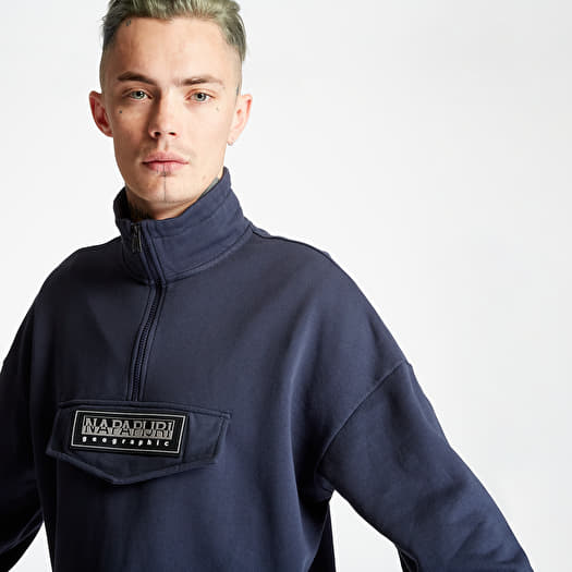 Hoodies and sweatshirts NAPAPIJRI Hoodie Blue Nights Footshop