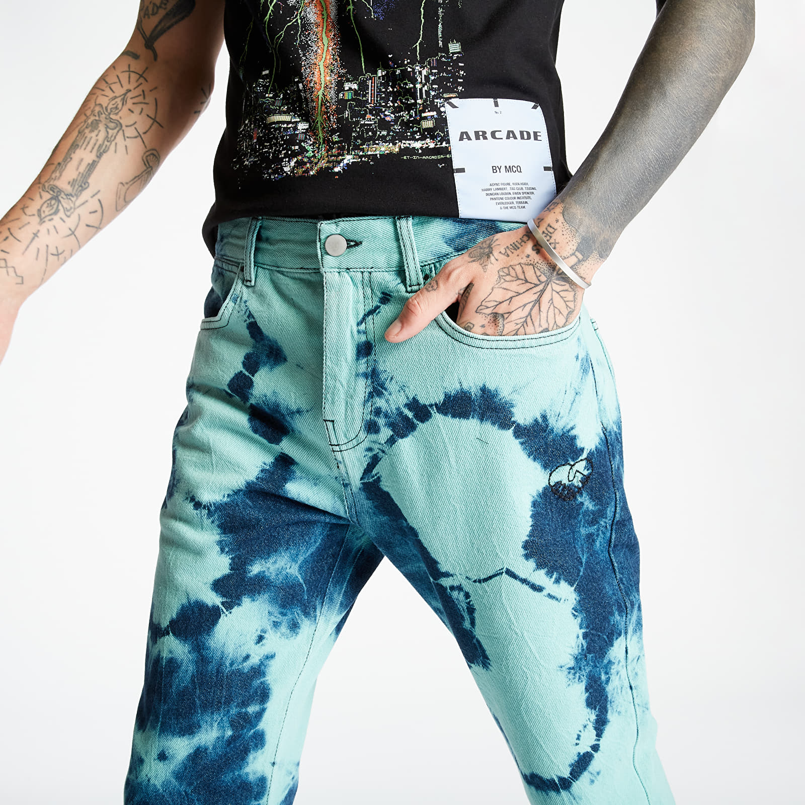 Pants McQ Slim Fit Jeans Green