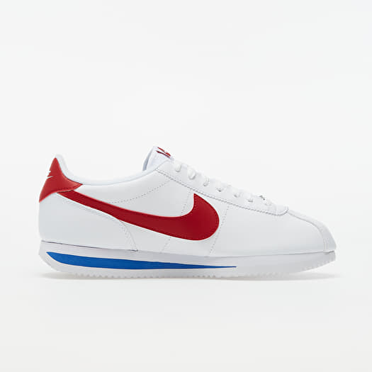 Nike cortez discount homme blanche rouge