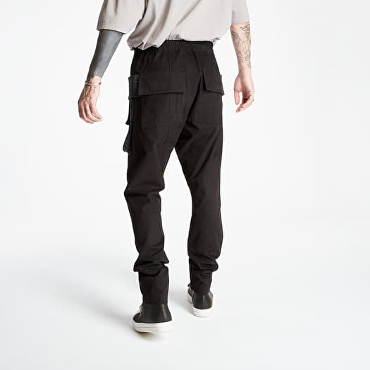 Rick Owens DRKSHDW Creatch Cargo Drawstring Pants Black | Footshop