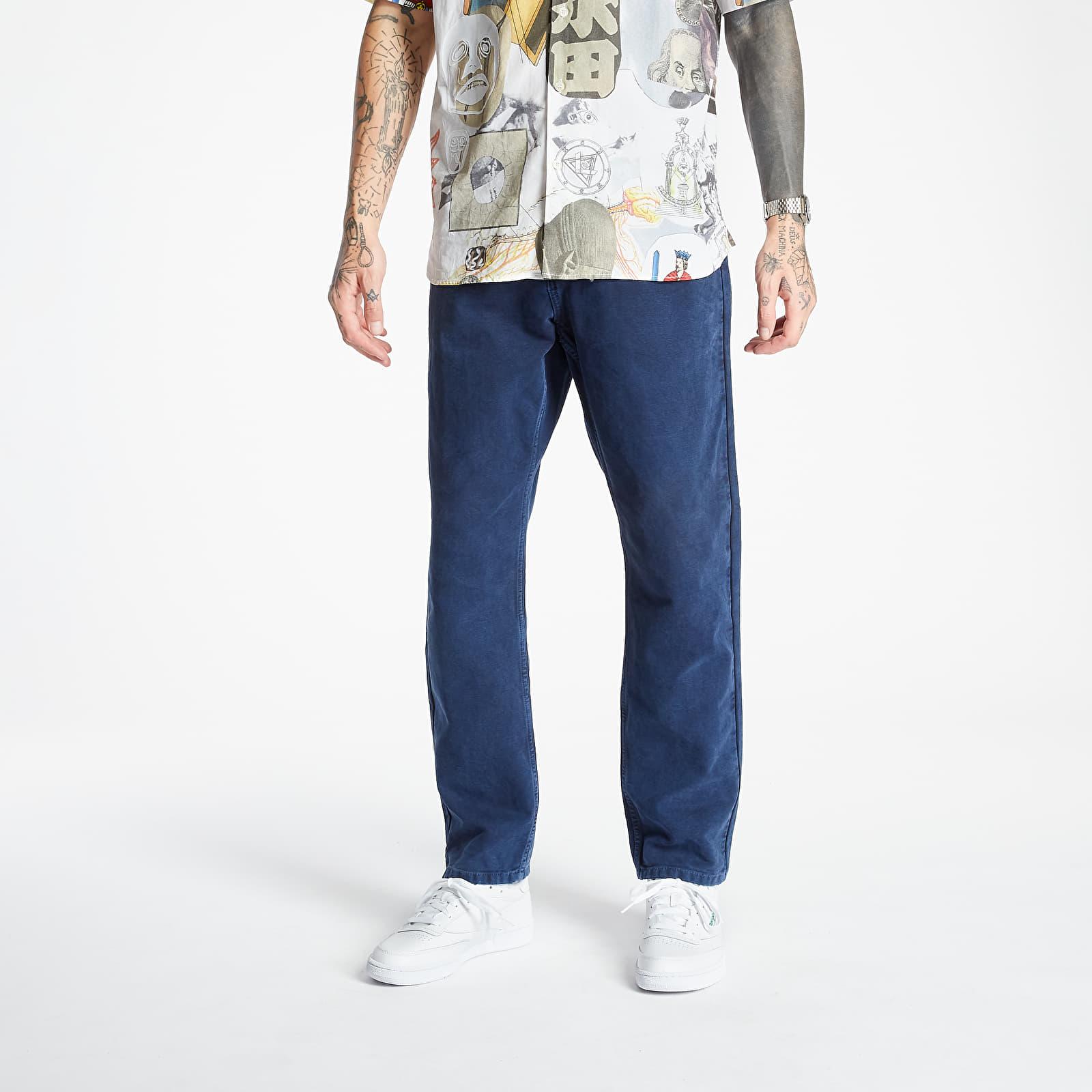 Nadrágok Carhartt WIP Newel Pants Dark Navy