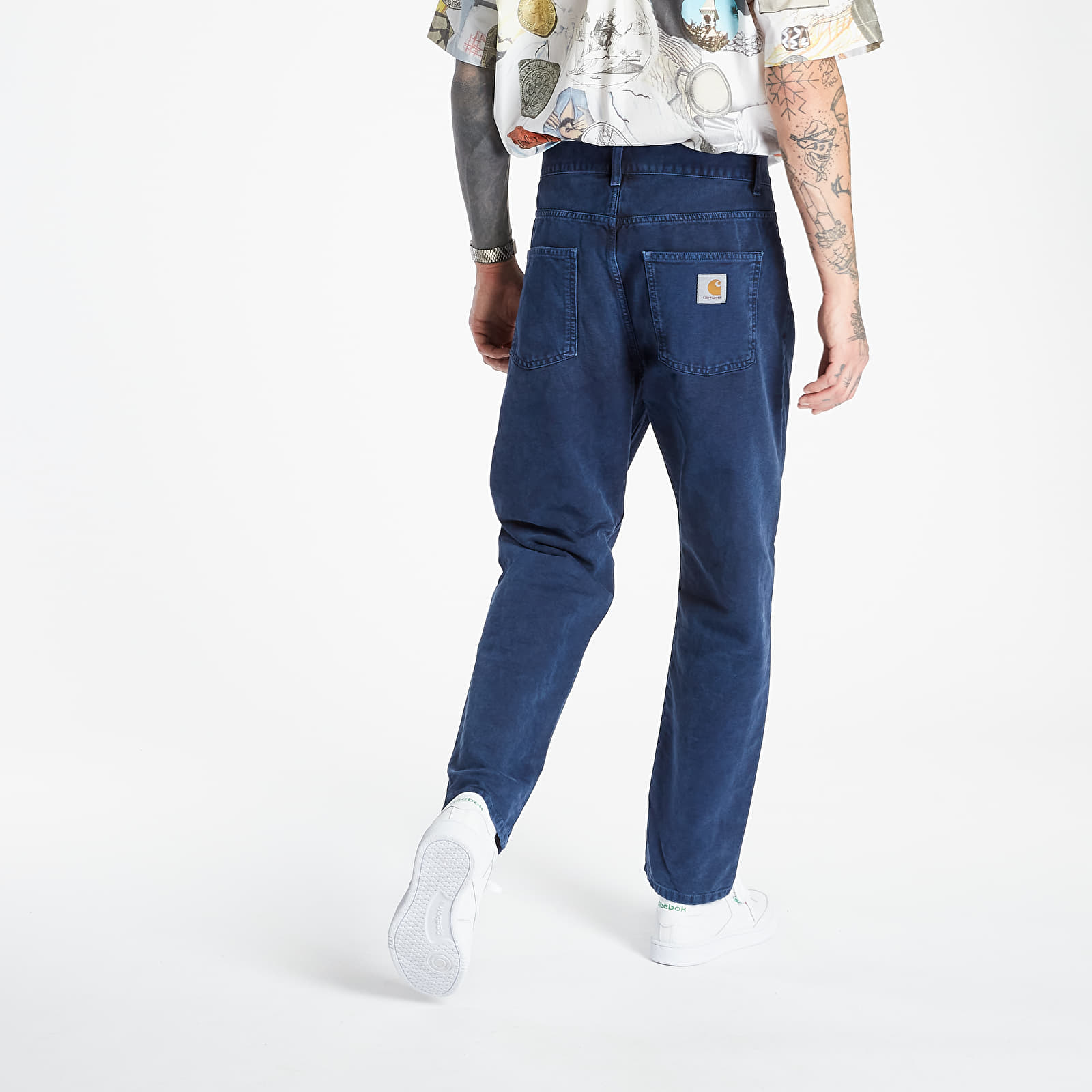 Nadrágok Carhartt WIP Newel Pants Dark Navy