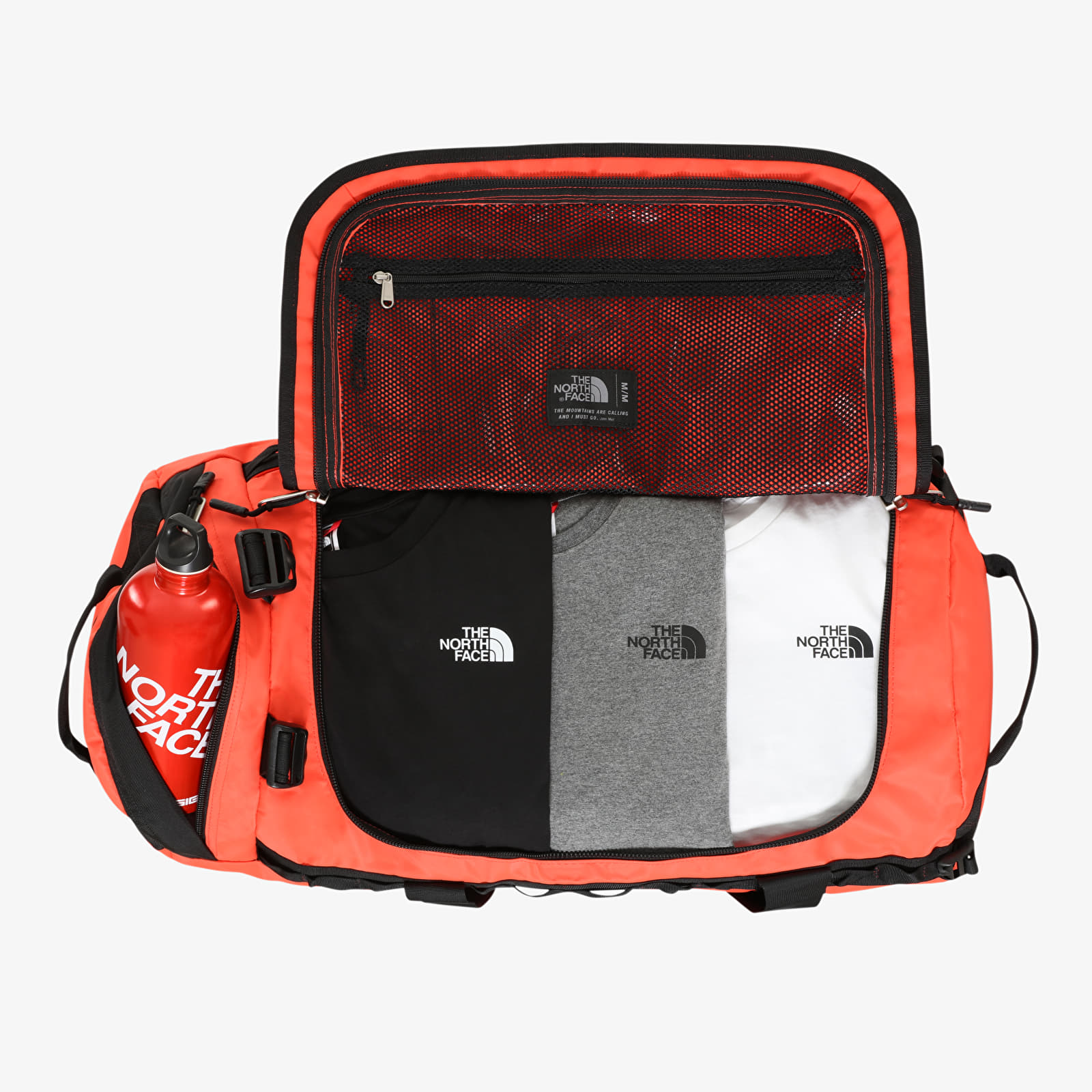 Borse a tracolla The North Face Base Camp Duffel - M Flare/ Tnf Black