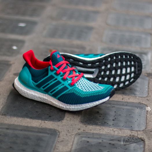 Ultra boost black green red clearance