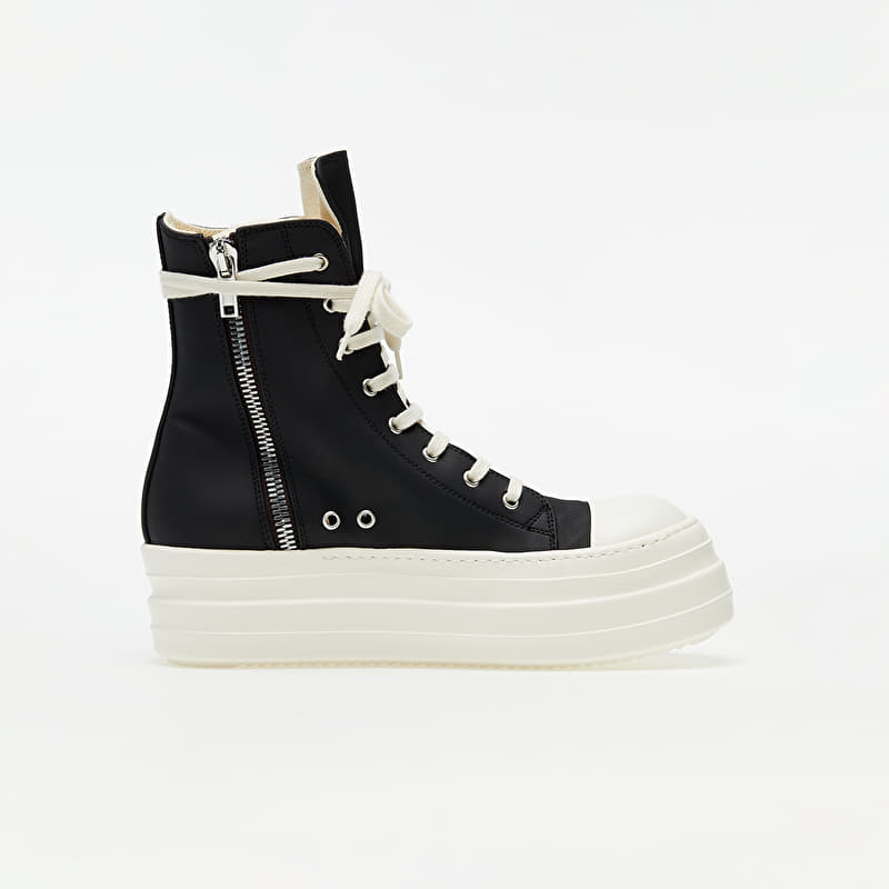 Rick Owens DRKSHDW Double Bumper Sneaks Black/ White | Footshop