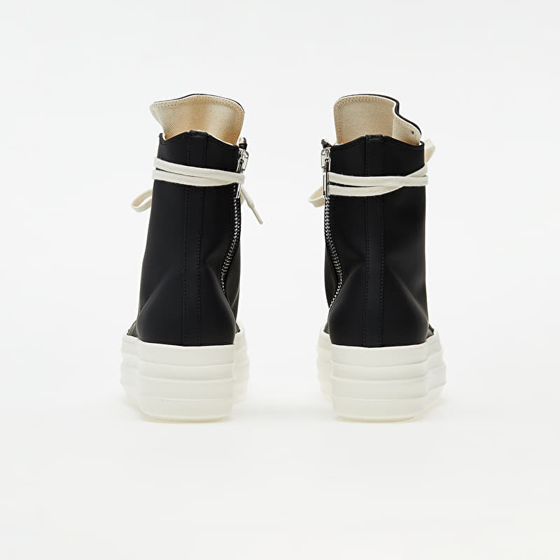 Rick Owens DRKSHDW Double Bumper Sneaks Black/ White | Footshop