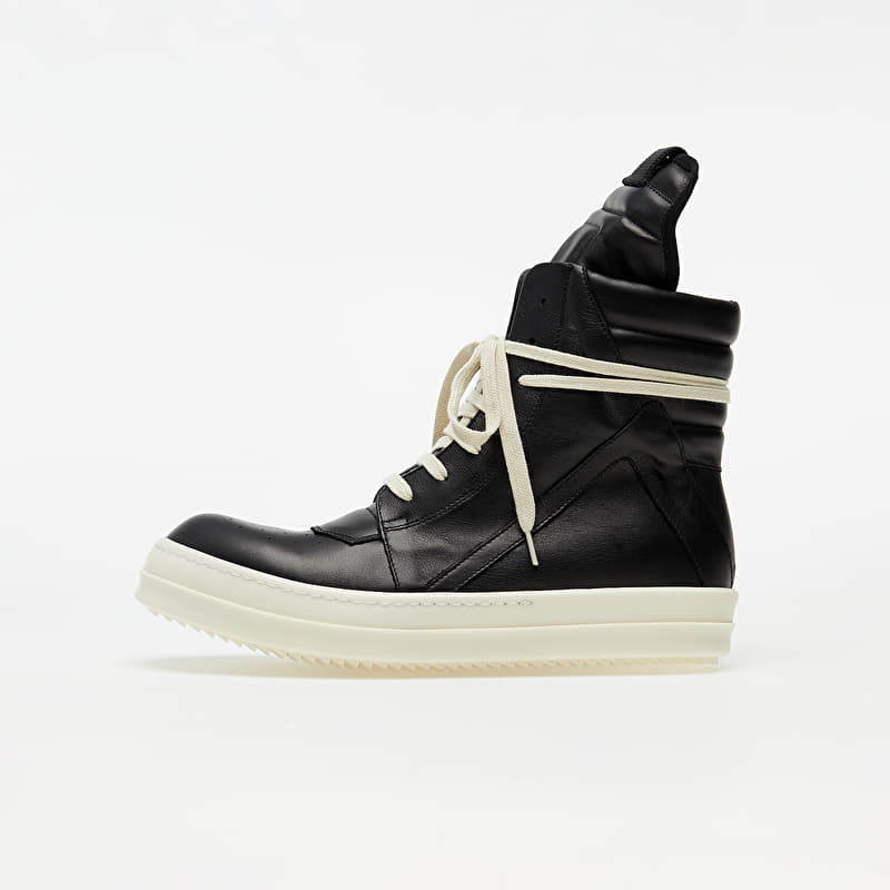 Rick Owens Geobasket Black/ Black/ White | Footshop