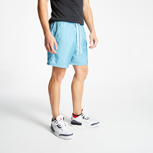 nike woven shorts cerulean