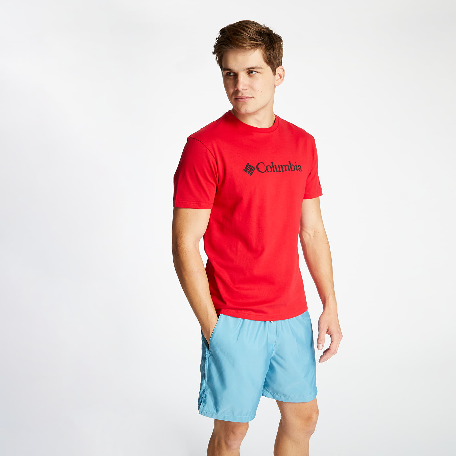 T-shirts Columbia Basic Logo Tee Red