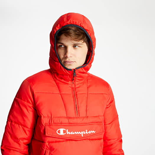 Champion packable outlet jacket red