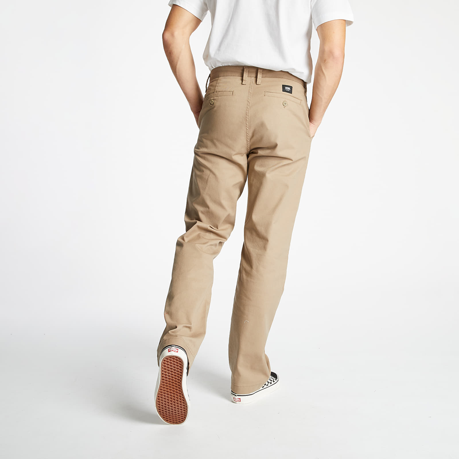 Pantalones top vans beige