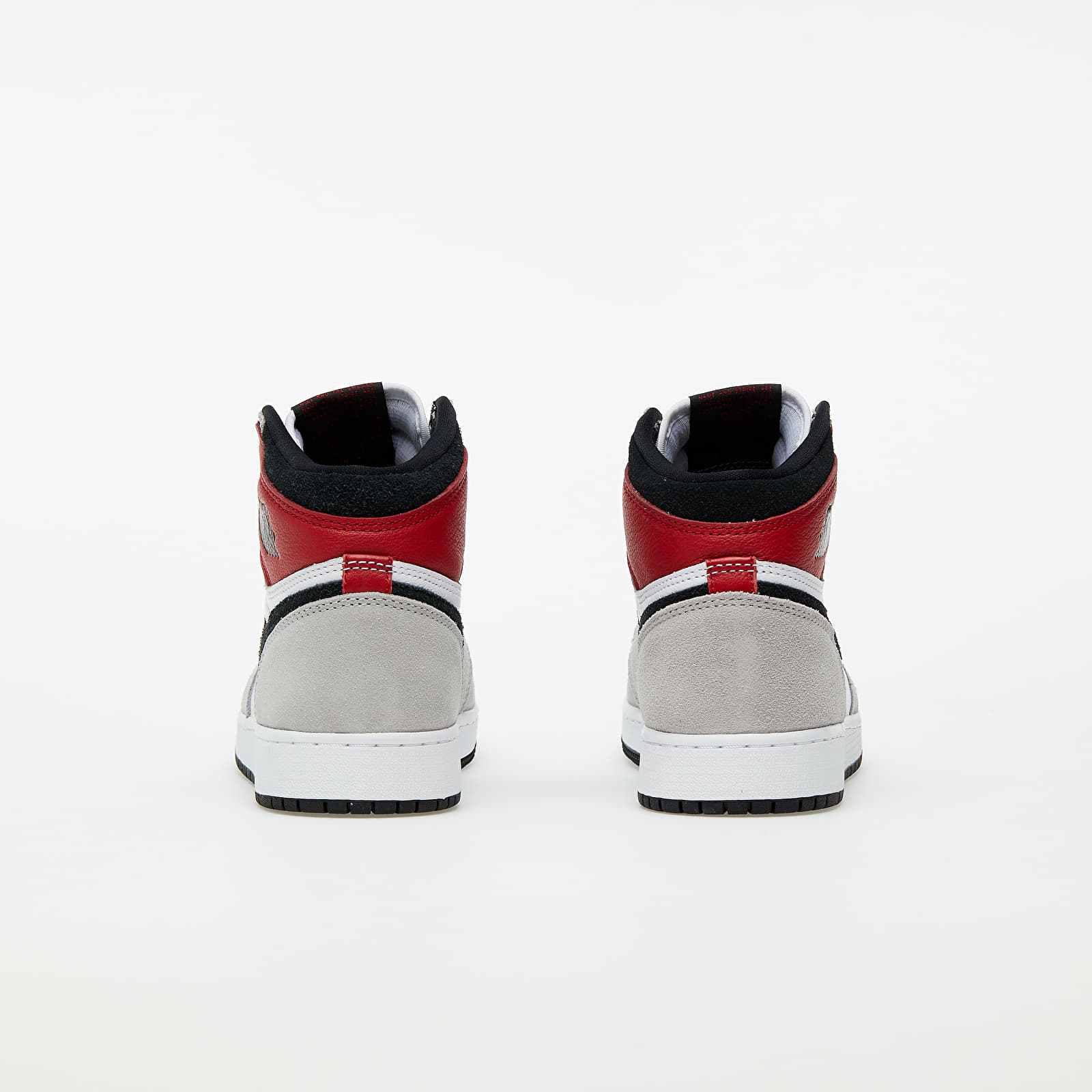 Zapatillas y zapatos para niños Air Jordan 1 Retro High OG GS White/ Black-Lt Smoke Grey-Varsity Red