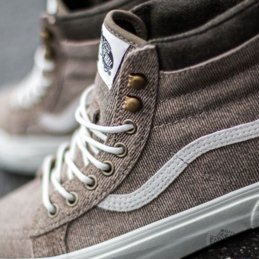 Women s shoes Vans Sk8 Hi MTE Denim Suede Coriander Footshop