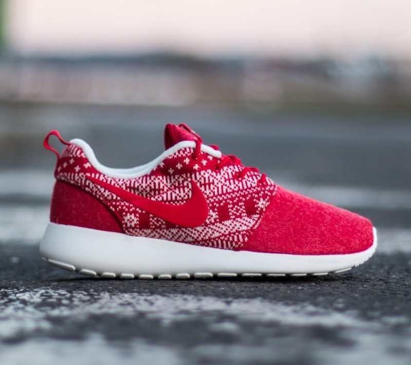 Nike Roshe Run shop Knit dames Rood