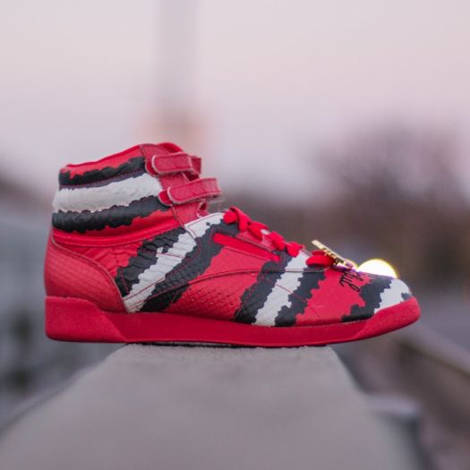 Reebok classic high tops womens red shop