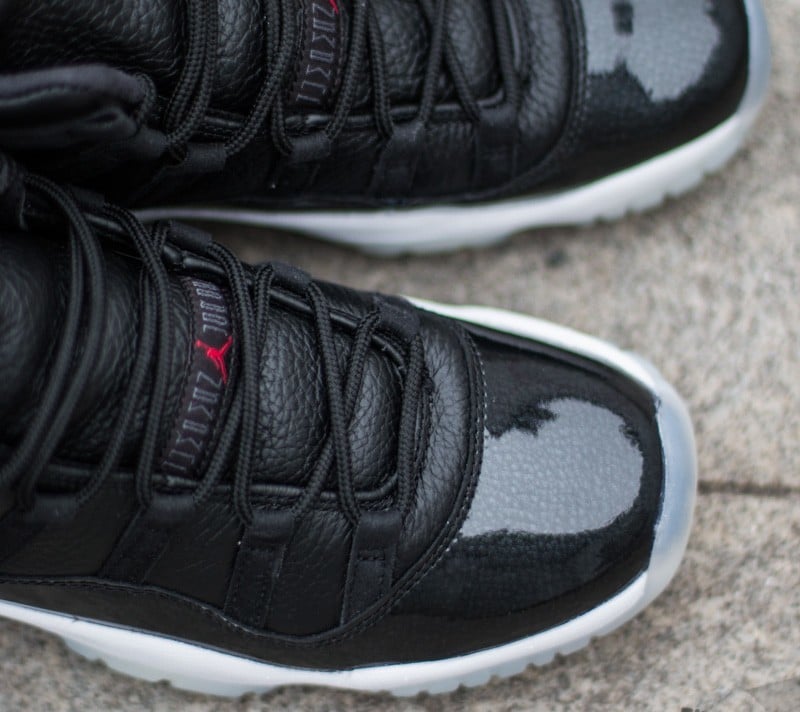 Bekleidung Air Jordan 11 Retro BG Black Gym Red White Anthracite Footshop