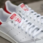 Stan smith shoes white and red deals