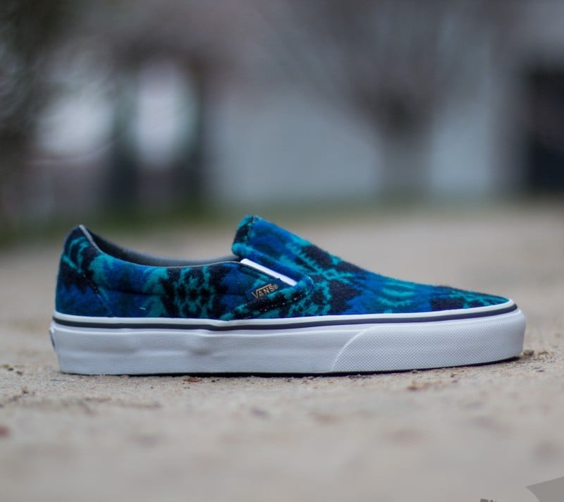 Vans pendleton slip best sale on