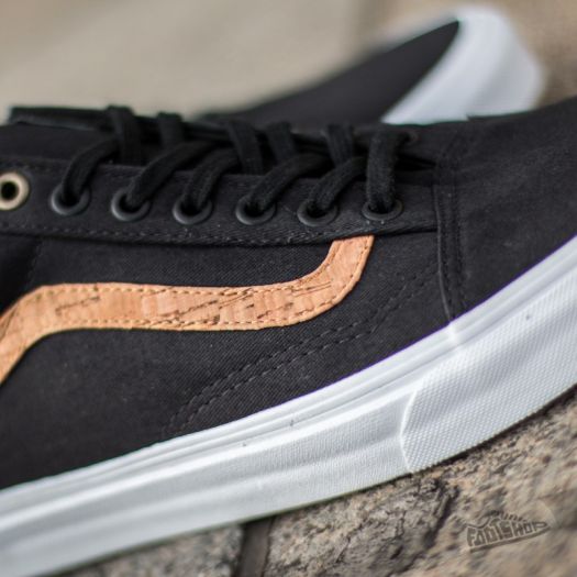 Vans old skool black twill shop