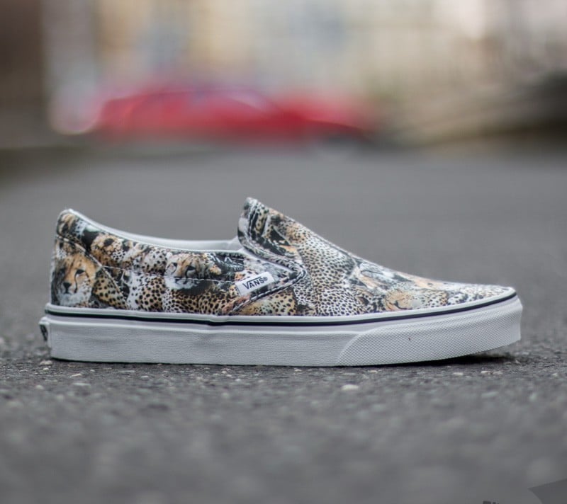 Buty damskie Vans Classic Slip-On Kenya Black/True White