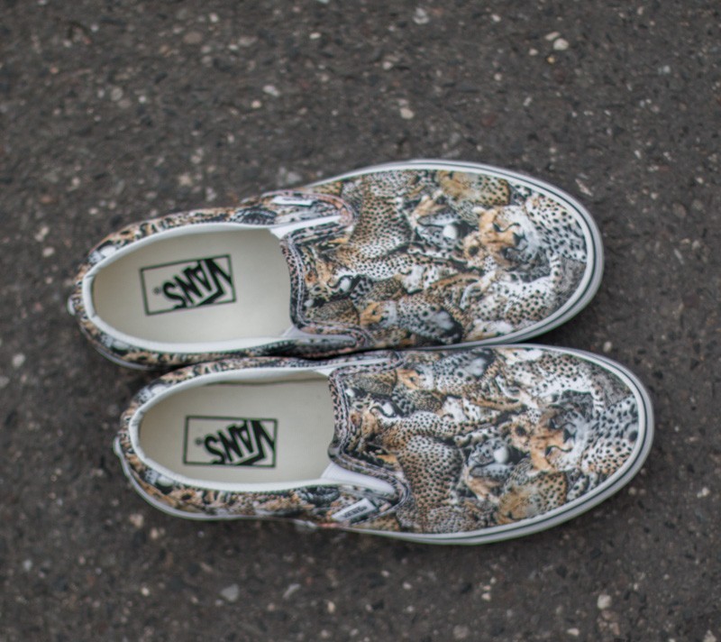 Buty damskie Vans Classic Slip-On Kenya Black/True White