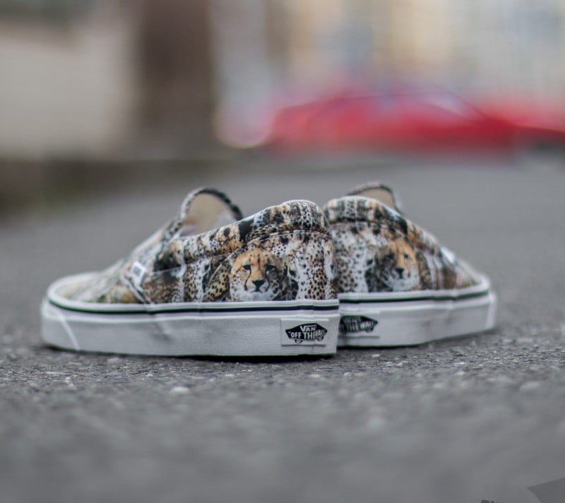Buty damskie Vans Classic Slip-On Kenya Black/True White