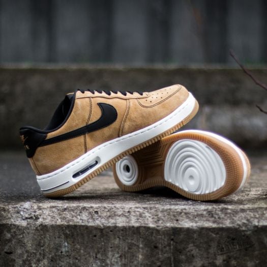 Air force 1 wheat store black