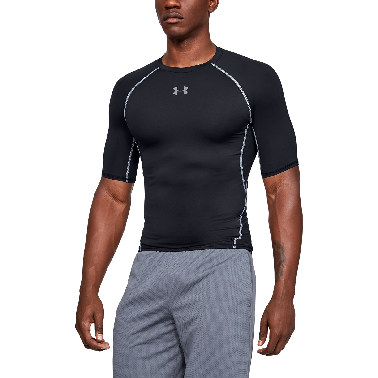 Magliette Under Armour Hg Armour SS Black